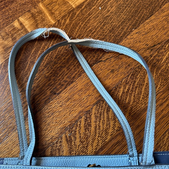 Tory Burch Powder Blue Tote Bag - Picture 7 of 8